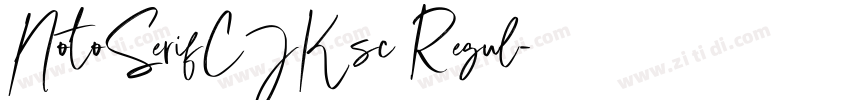 NotoSerifCJKsc Regul字体转换 NotoSerifCJKsc Regul字体转换